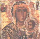 Agrosico the painting by saint Luke of the virgin Mary