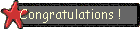 Congratulations !